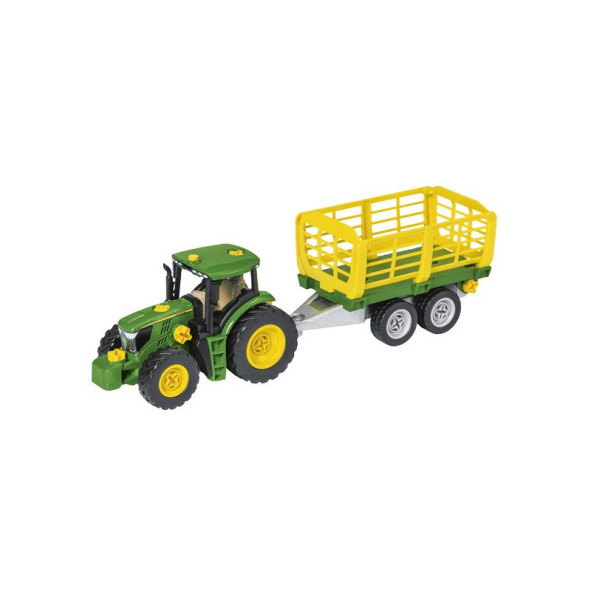 Žaislas traktorius 6215R su priekaba